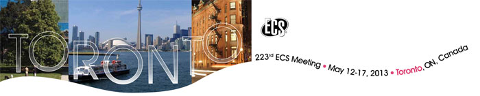 223rd ECS Meeting (May 12-17, 2013): http://www.electrochem.org/meetings/biannual/223/